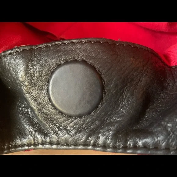 Isabella Fiore black leather embroidered large bag - Picture 12 of 13